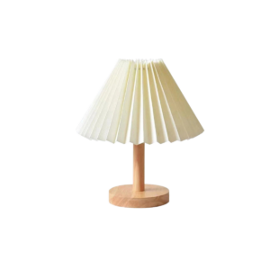 Cream Pleated Ambient Lamp